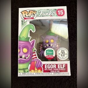 New in Box Funko Pop Egor Elf Figurine